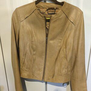 Genuine Leather Tailored Jacket - XS